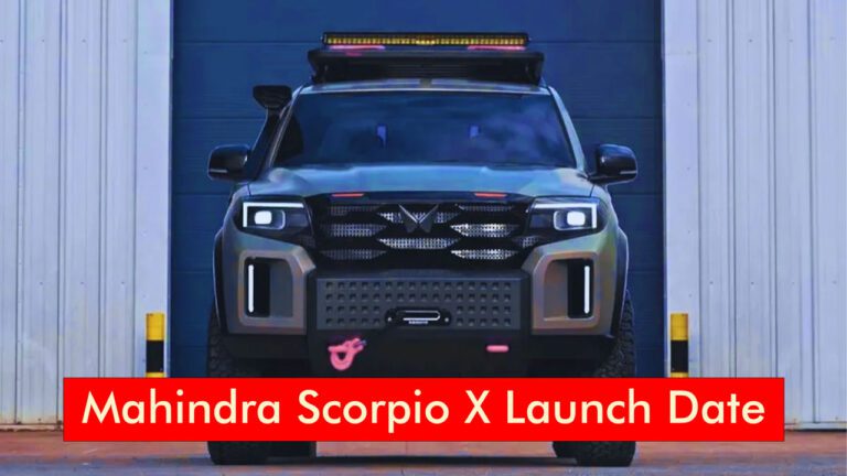 Mahindra scorpio x launch date and price